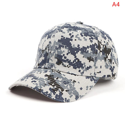 Boné de beisebol ajustável tático verão protetor solar chapéu camuflagem militar do exército camo airsoft caça acampamento caminhadas bonés de pesca - SKILL-SELL