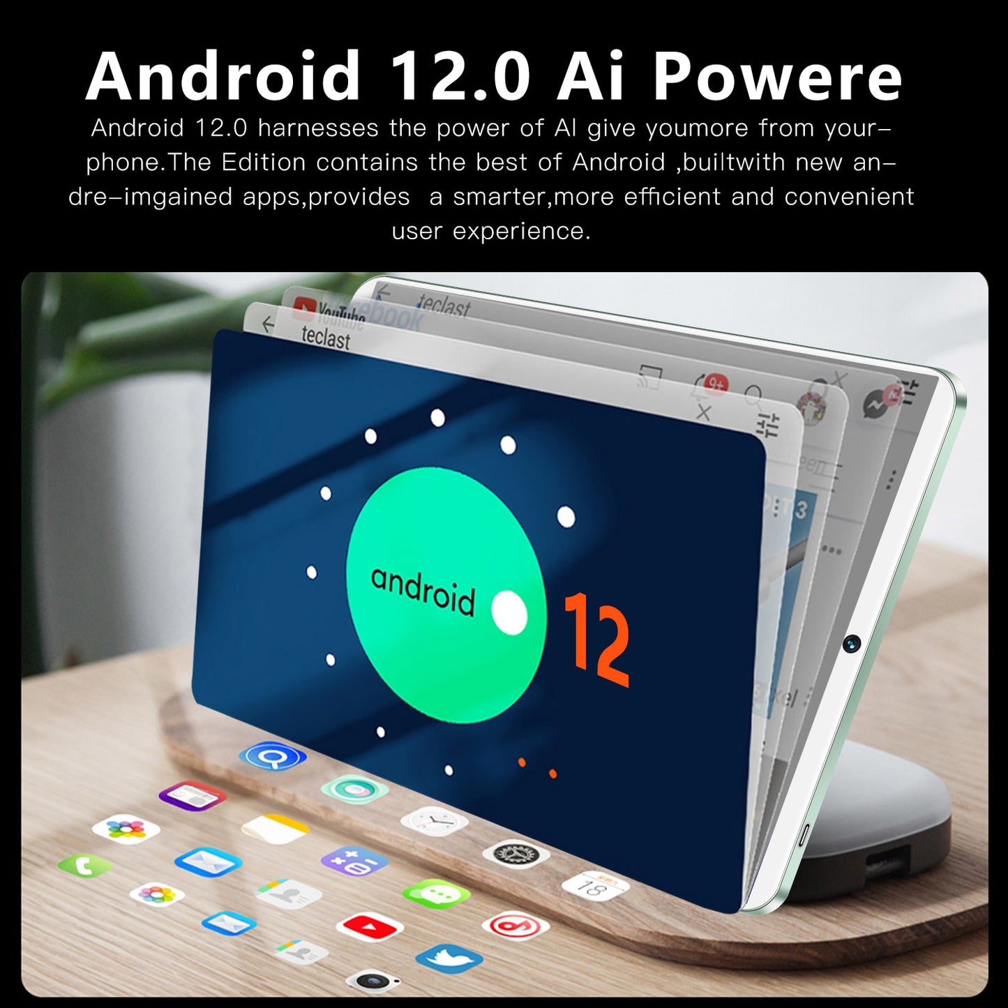 Original 12Inch Tablet Pro14 Android12 16GB+1T 13+16MP 12000mAh 5G Bluetooth 5.0 Travel Graphics WiFi HDSupport Global languages - SKILL-SELL