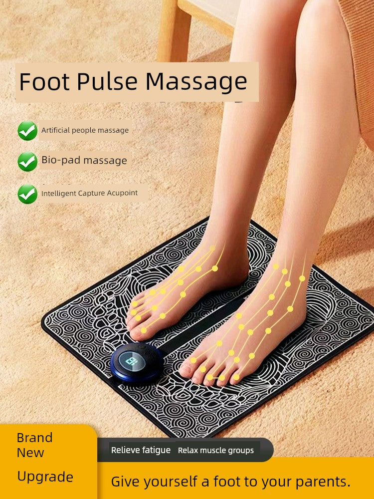 Massageador de pés doméstico, pulso elétrico, almofada para pés, prensa automática para pés, artefato meridiano, máquina de massagem para pés - SKILL-SELL