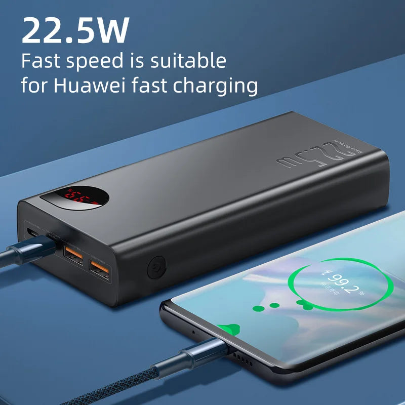 Baseus Power Bank 10000mAh 22.5W PD Fast Charging Powerbank Portable External Battery For iPhone 14 12 13 Pro Samsung Huawei - SKILL-SELL