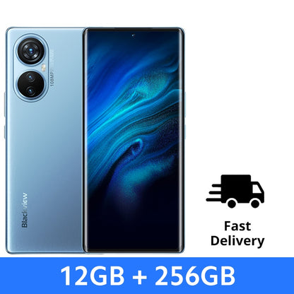 【Estreia mundial】Blackview A200 Pro 12GB RAM 256GB ROM 120HZ AMOLED Curvo Display 108MP Câmera MTK Helio G99 66W Fast PD 5050mAh - SKILL-SELL