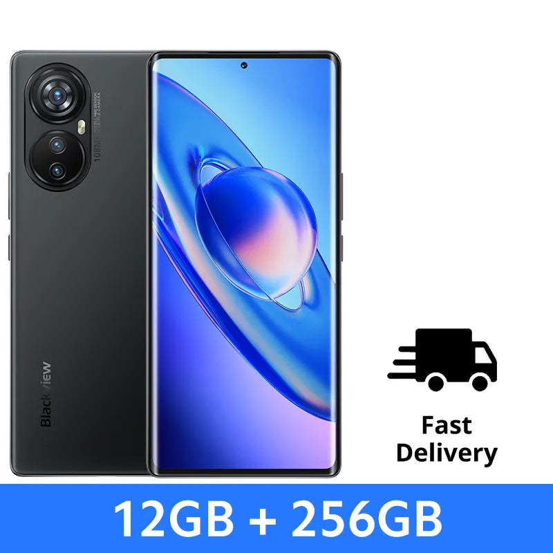 【Estreia mundial】Blackview A200 Pro 12GB RAM 256GB ROM 120HZ AMOLED Curvo Display 108MP Câmera MTK Helio G99 66W Fast PD 5050mAh - SKILL-SELL