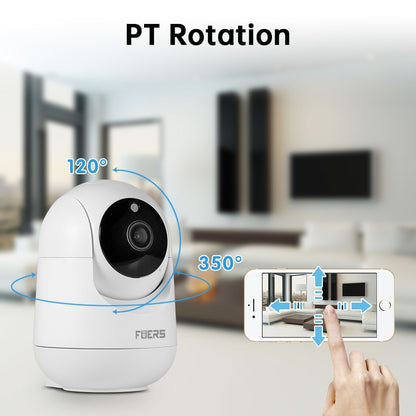 Fuers 3MP IP Camera Tuya Smart Home Indoor WiFi Wireless Surveillance Camera Automatic Tracking CCTV Security Baby Pet Monitor - SKILL-SELL