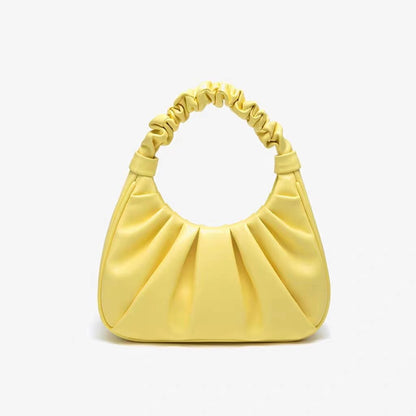 JW PEI Cloud Bag GABBI Niche Designer Armpit Solid Color Advanced Pleated Texture Personalized Fashion Minimalist Handbag - SKILL-SELL