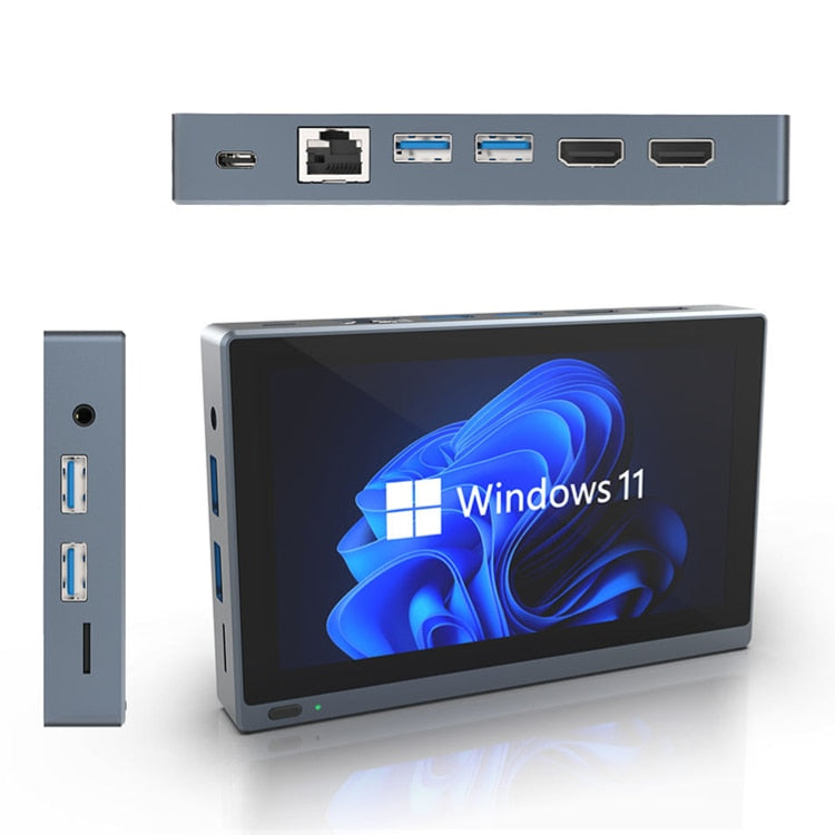 2023 Pocket Mini PC Windows 11 Box Desktop Industrial Computer 5.5 - SKILL-SELL